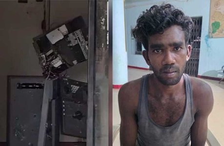 कलेक्टर कार्यालय परिसर के एटीएम को लूटने का प्रयास, एक आरोपी गिरफ्तार